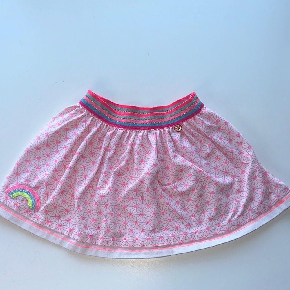 Mim-Pi Geometric Rainbow Skirt 122 7